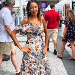 RACHEL Rachel Roy Ruffled Asymmetrical Dress